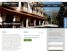 Tablet Screenshot of albergocampana.com